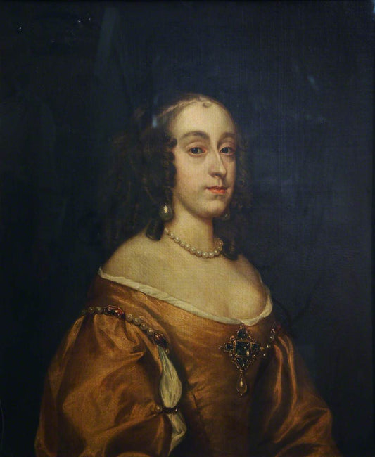 Mary (1631–1660), Princess Royal and Princess of Orange, vintage artwork by Adriaen Hanneman, 12x8" (A4) Poster