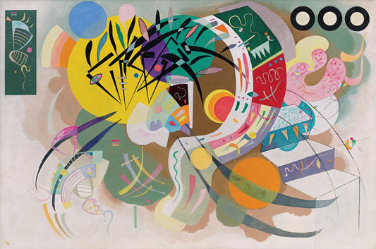 Courbe dominante (Dominant Curve) by Wassily Kandinsky,A3(16x12")Poster