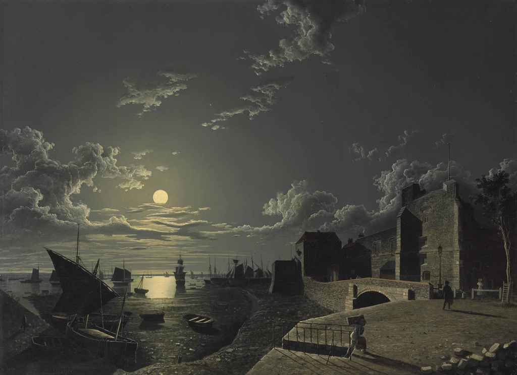 God's House Tower, Southampton, vintage artwork by Henry Pether, 12x8" (A4) Poster