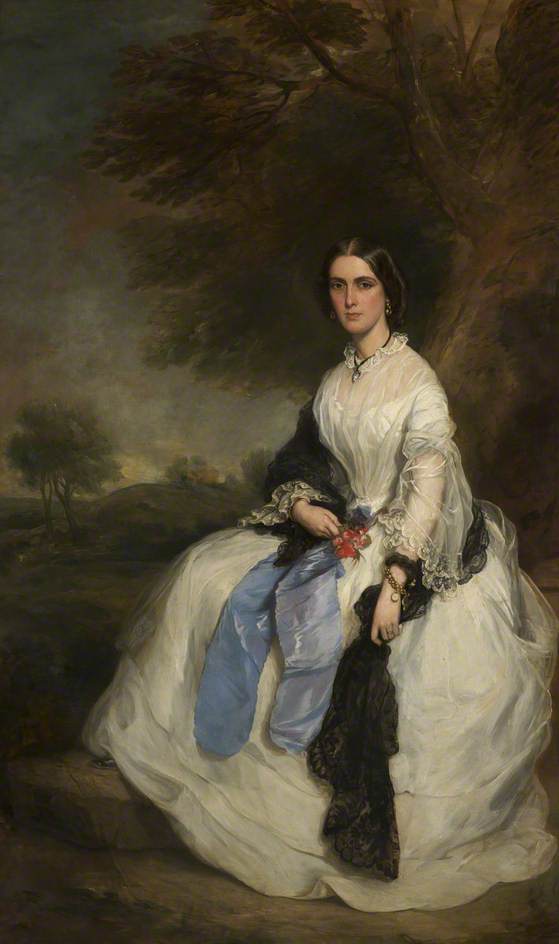 Mrs Margaret Hick, vintage artwork by Sir Francis Grant, P.R.A., A3 (16x12") Poster Print