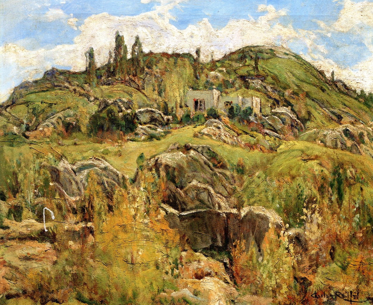 Spring at Grossmont by Charles Reiffel,A3(16x12")Poster