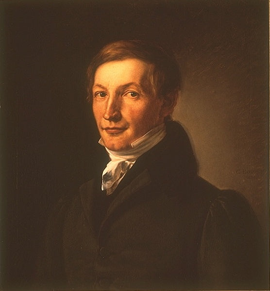 Portrait of Peter Joseph Lenne, vintage artwork by Carl Joseph Begas, A3 (16x12") Poster Print