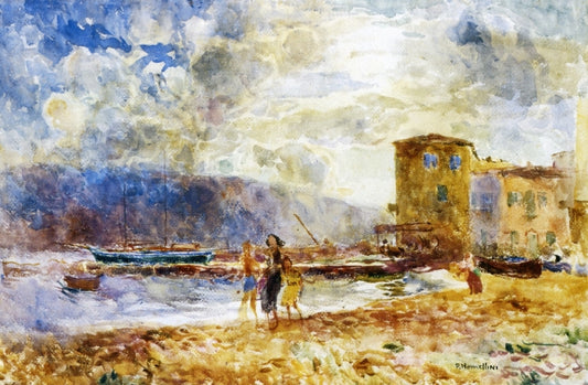 Passello dell'Elba by Plinio Nomellini,A3(16x12")Poster