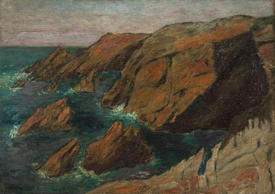 Rocky Coast of Brittany by Jan Verkade,A3(16x12")Poster