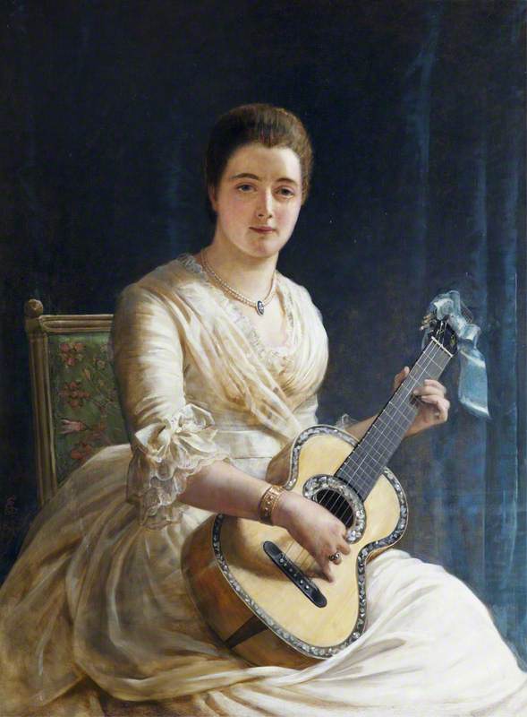 Mary Dickinson, Viscountess Clifden of Gowran (1853-1921), vintage artwork by Edwin Long, RA, 12x8" (A4) Poster