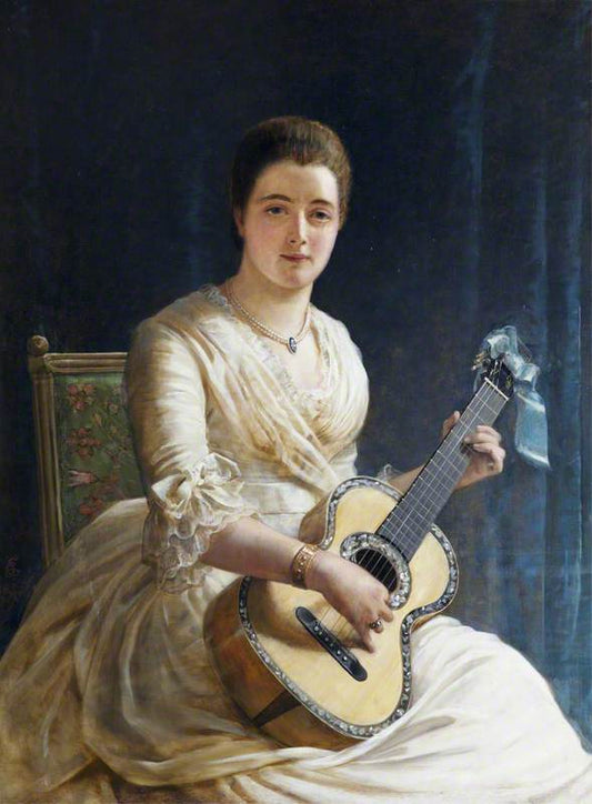 Mary Dickinson, Viscountess Clifden of Gowran (1853-1921), vintage artwork by Edwin Long, RA, 12x8" (A4) Poster