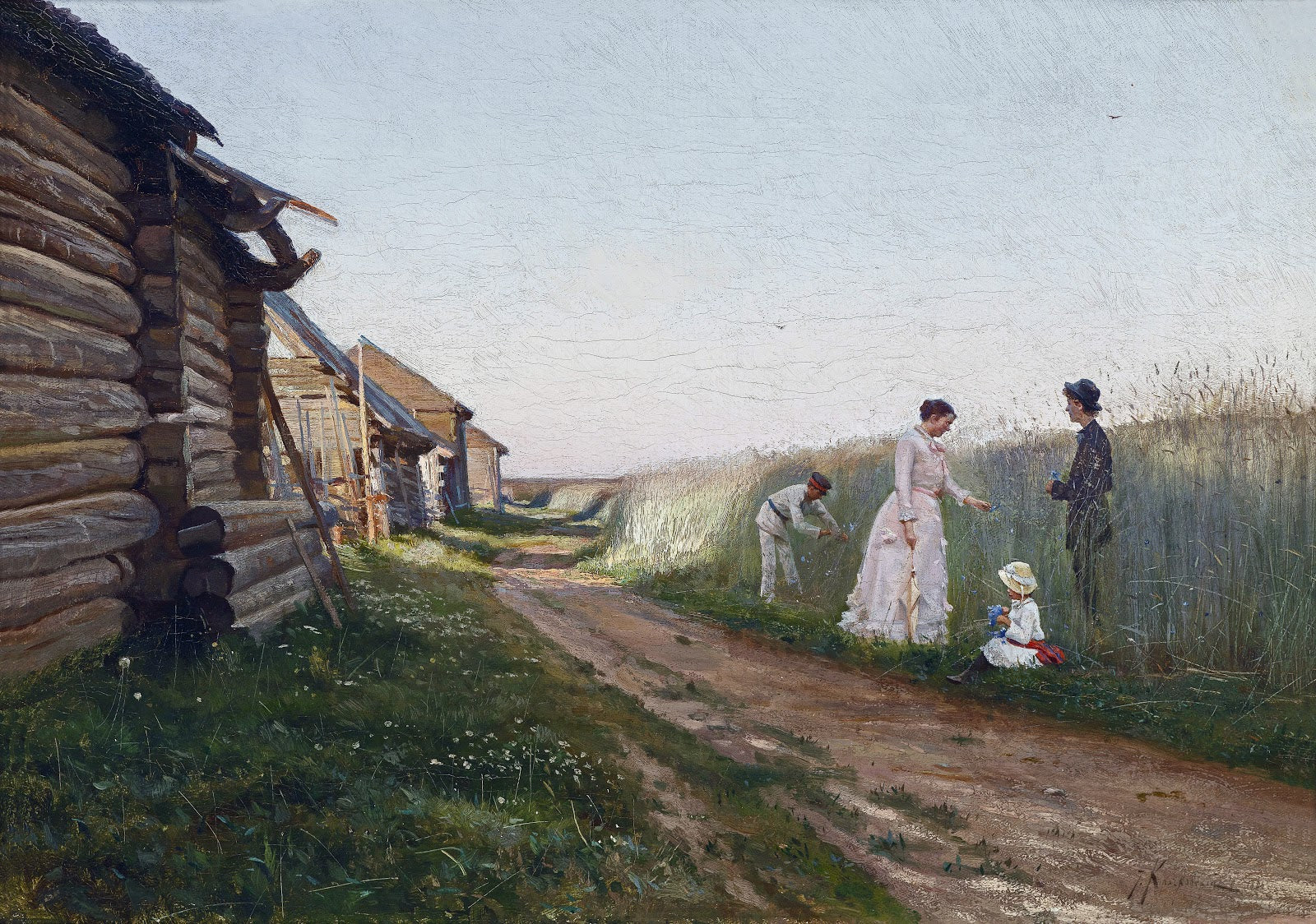 In a Corn Field by Iosif Krachkovsky,A3(16x12")Poster
