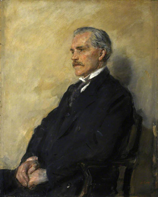 James Ramsay Macdonald, Prime Minister, vintage artwork by Ambrose McEvoy, 12x8" (A4) Poster