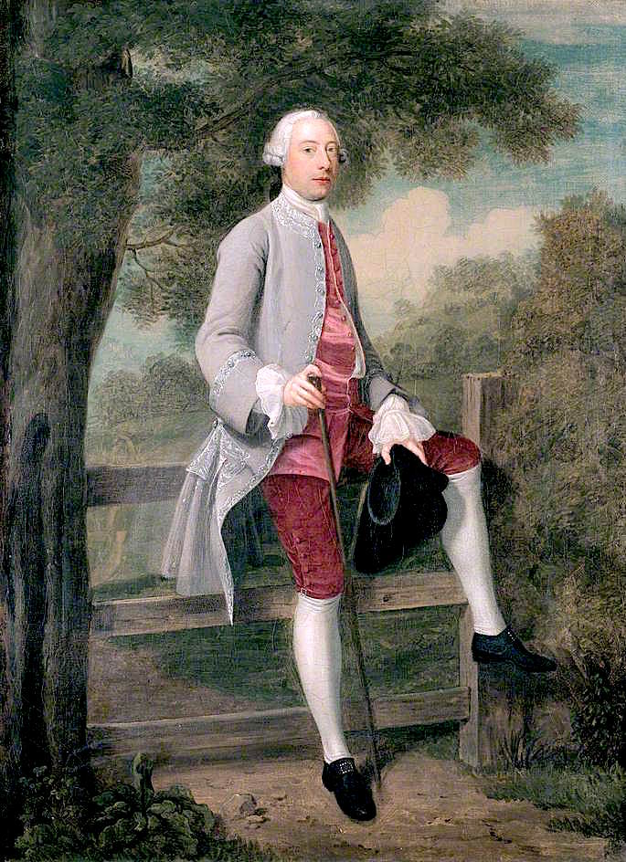 Edward Payne, vintage artwork by Arthur Devis, 12x8" (A4) Poster