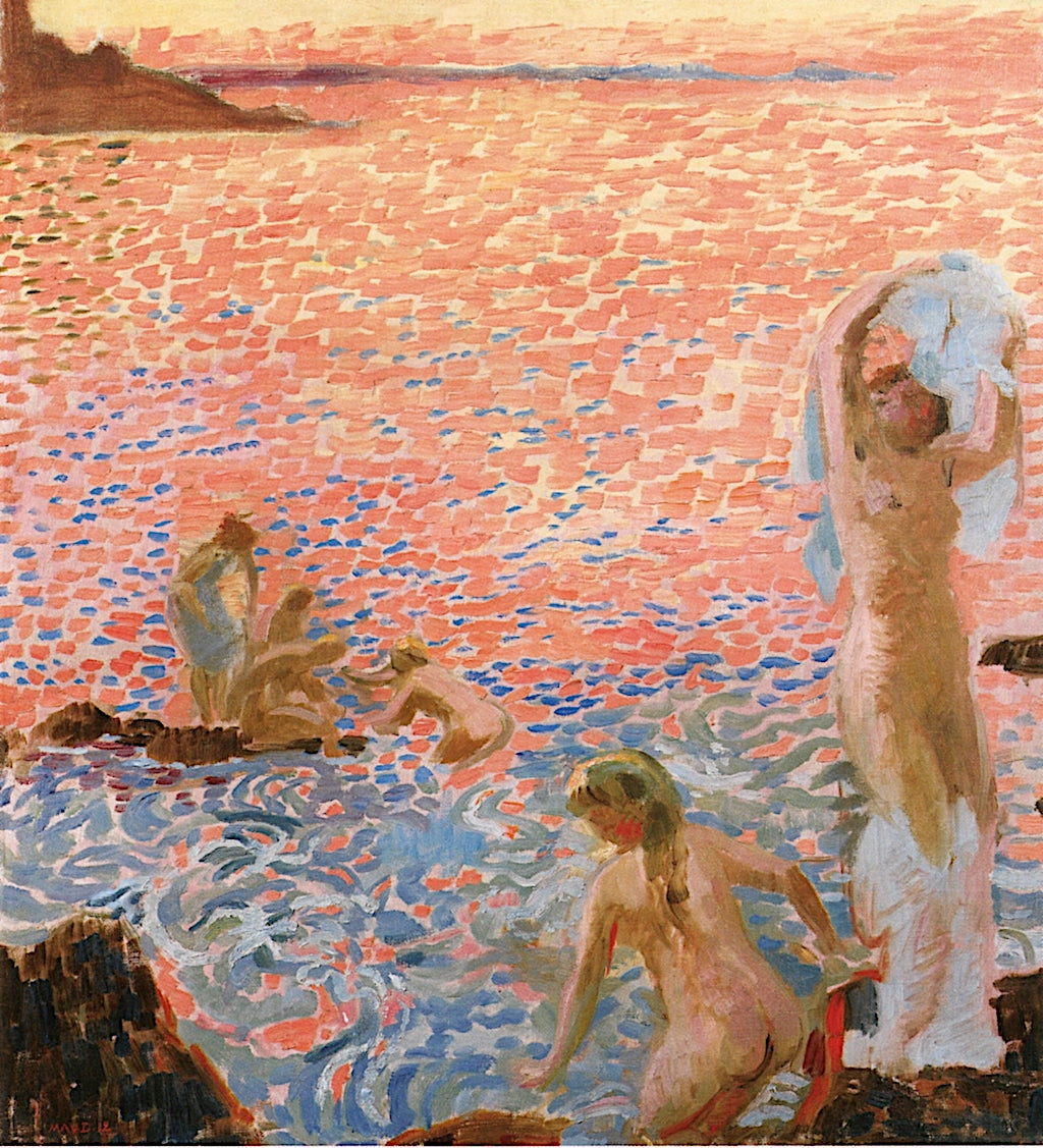 Bathers at Twilight by Maurice Denis,A3(16x12")Poster