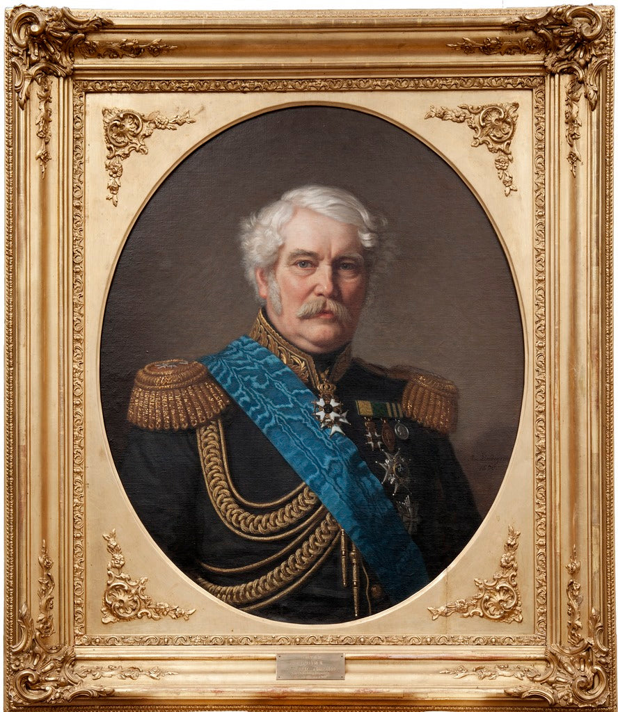 Johan Peter Lefren, vintage artwork by Amalia Lindegren, A3 (16x12") Poster Print
