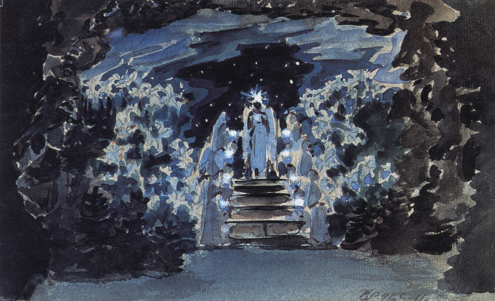 Pantomime by Mikhail Vrubel,A3(16x12")Poster