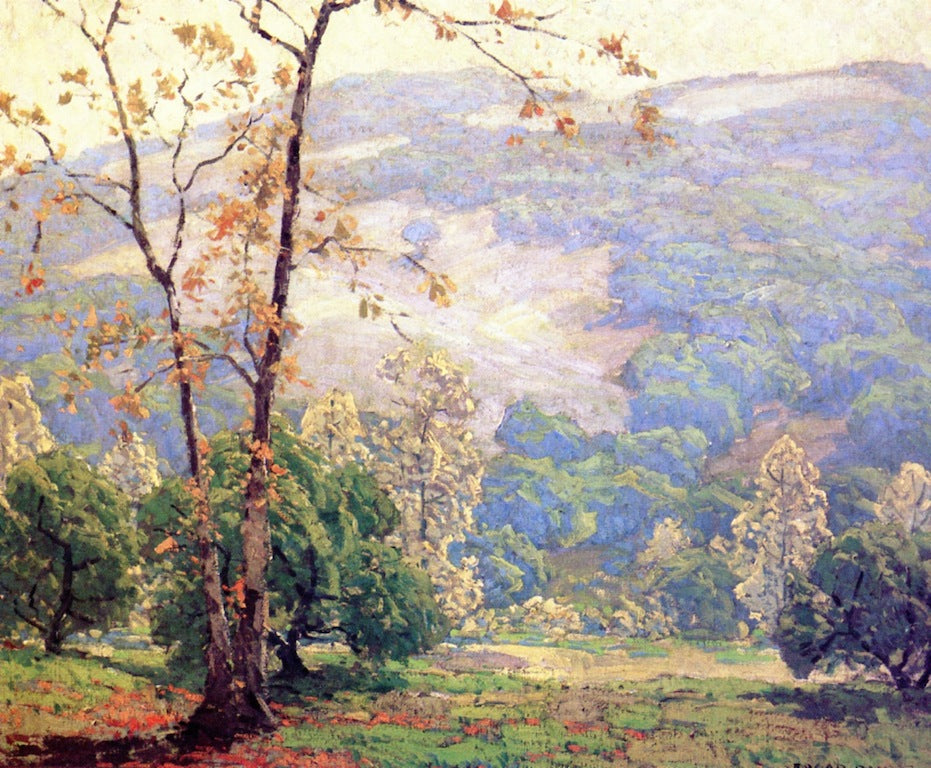 Capistrano Canyon by Edgar Alwyn Payne,16x12(A3) Poster