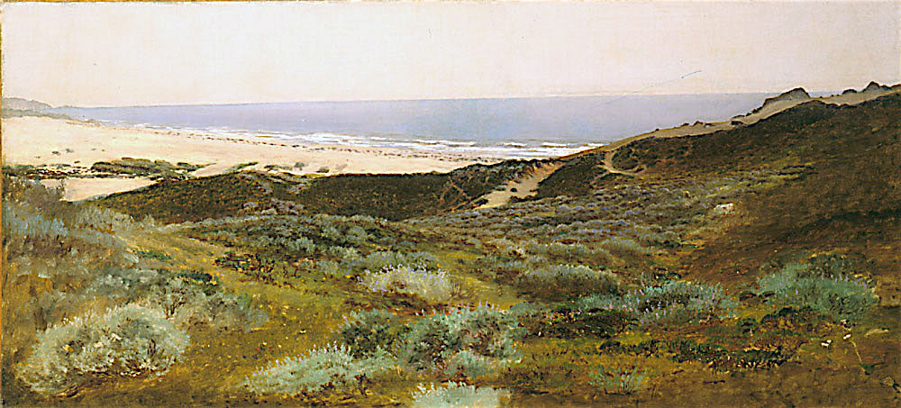 The Cliff House ... California, vintage artwork by Gilbert Munger, 12x8" (A4) Poster