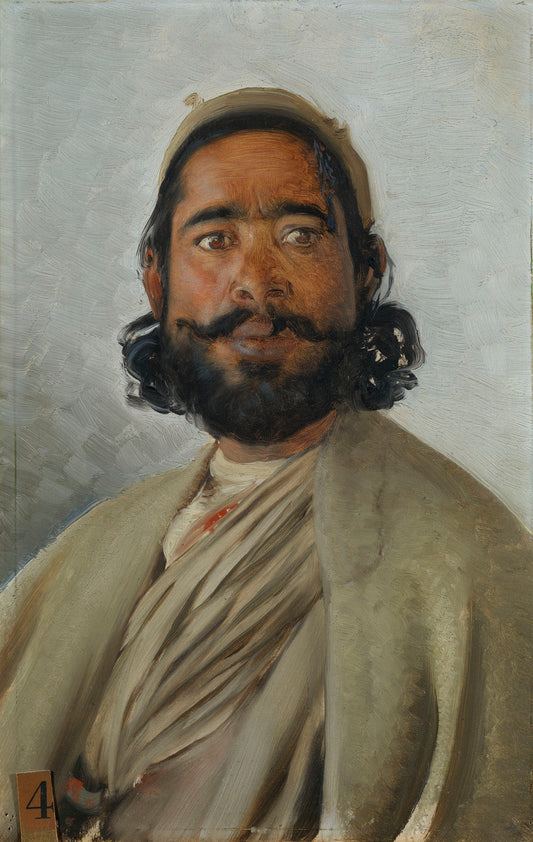Hassan Khan, vintage artwork by Rudolph Swoboda, A3 (16x12") Poster Print