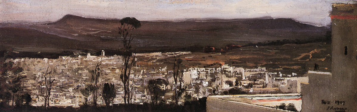 City of Fez, vintage artwork by Sir John Lavery, R.A., 12x8" (A4) Poster
