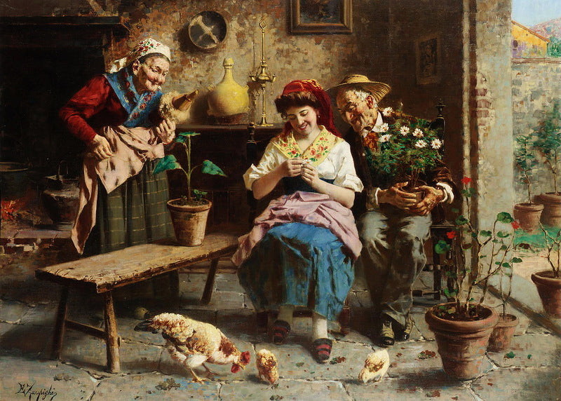 A little flower by Eugenio Zampighi,A3(16x12")Poster