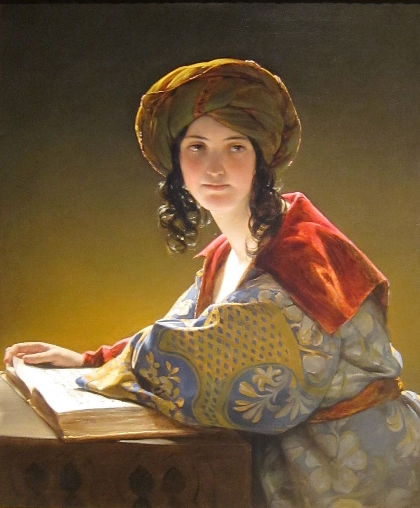 The Young Eastern Woman, vintage artwork by Friedrich von Amerling, A3 (16x12") Poster Print