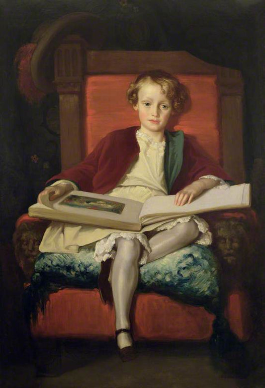 The Honourable Frederick Wellesley, vintage artwork by Sir Frederic Lord Leighton, 12x8" (A4) Poster