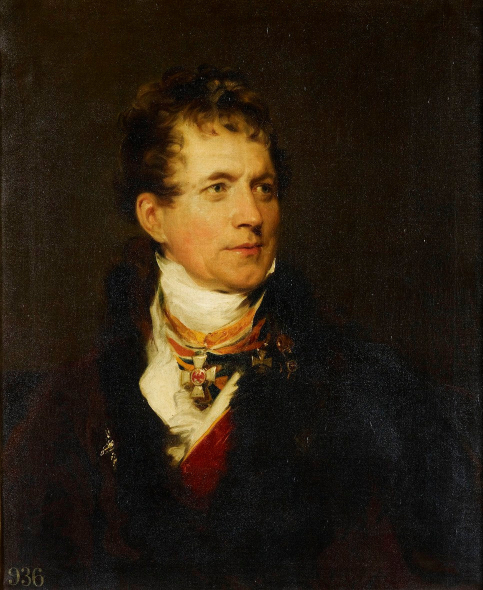 Frederick Baron von Gentz (1764-1832), vintage artwork by Thomas Lawrence, 12x8" (A4) Poster