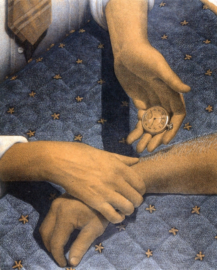 General Practitioner, vintage artwork by Grant Wood, 12x8" (A4) Poster