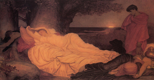 Cymon and Iphigenia, vintage artwork by Sir Frederic Lord Leighton, 12x8" (A4) Poster