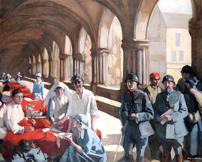 The Scottish Women's Hospital.... by Norah Neilson Gray,16x12(A3) Poster