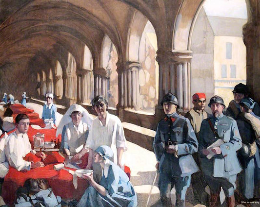 The Scottish Women's Hospital.... by Norah Neilson Gray,16x12(A3) Poster