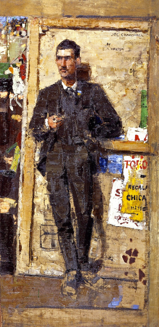 Joseph Crawhall, vintage artwork by Edward Arthur Walton, R.S.A., P.R.S.W., 12x8" (A4) Poster