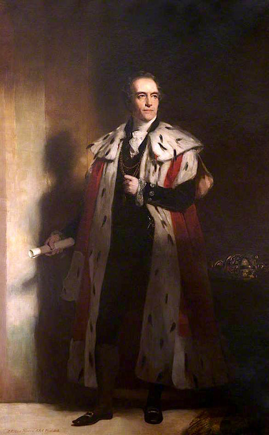 Adam Black, Lord Provost of Edinburgh, vintage artwork by Sir John Watson Gordon, 12x8" (A4) Poster