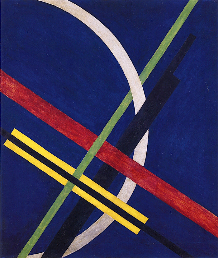 Architecture 1, vintage artwork by László Moholy-Nagy, 12x8