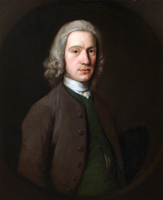 Andrew Bell (1726–1809), vintage artwork by Attributed to Joseph Highmore, 12x8" (A4) Poster
