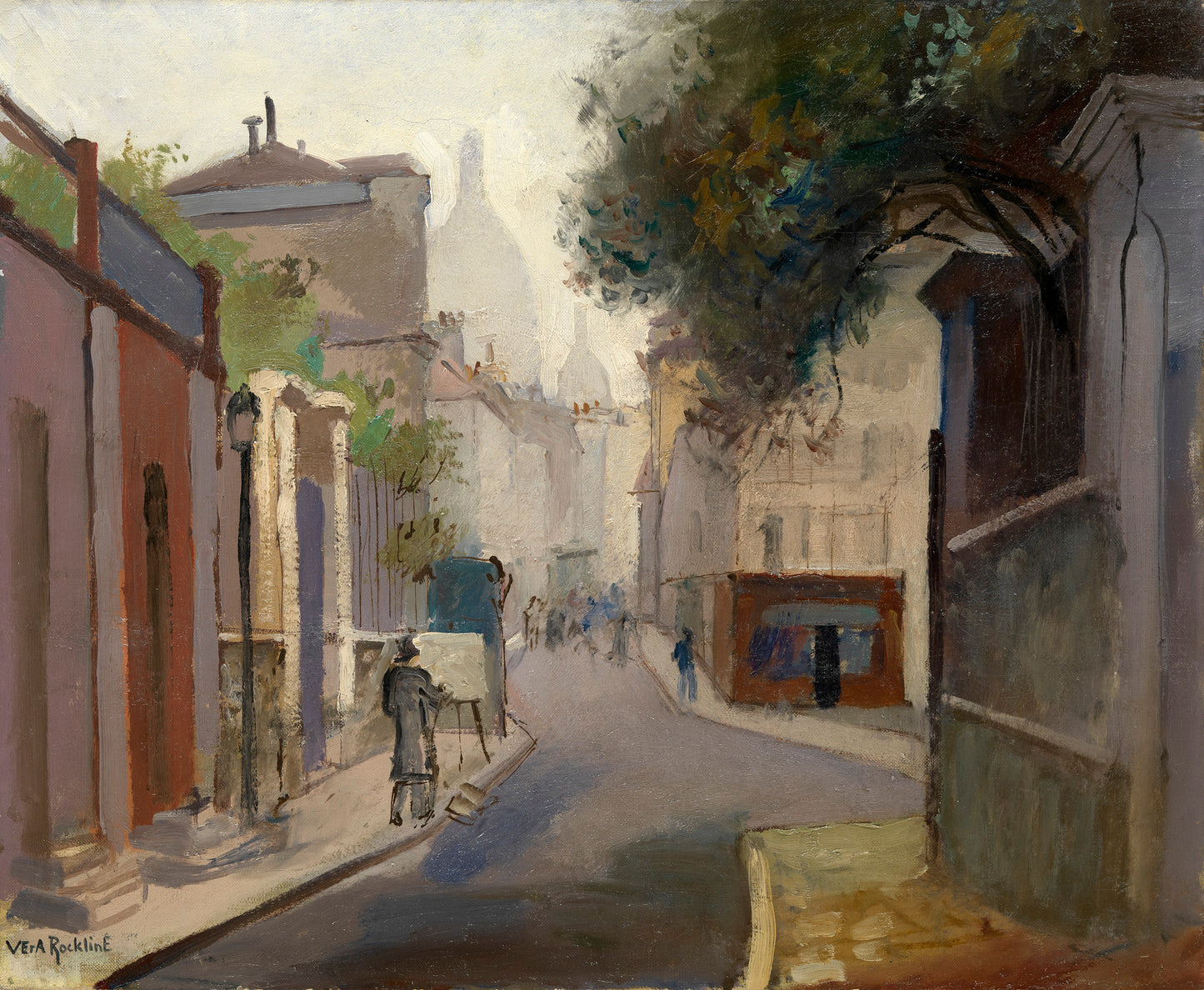 Parisian Street Scene by Vera Rockline,16x12(A3) Poster