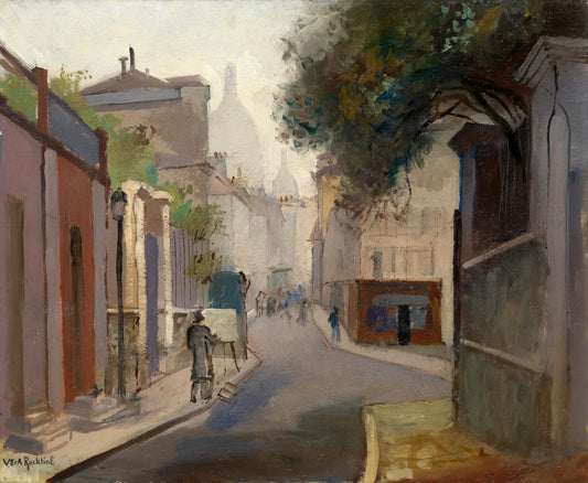 Parisian Street Scene by Vera Rockline,16x12(A3) Poster