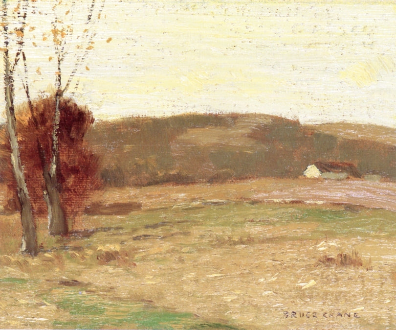 Across the Fields by Bruce Crane,A3(16x12")Poster