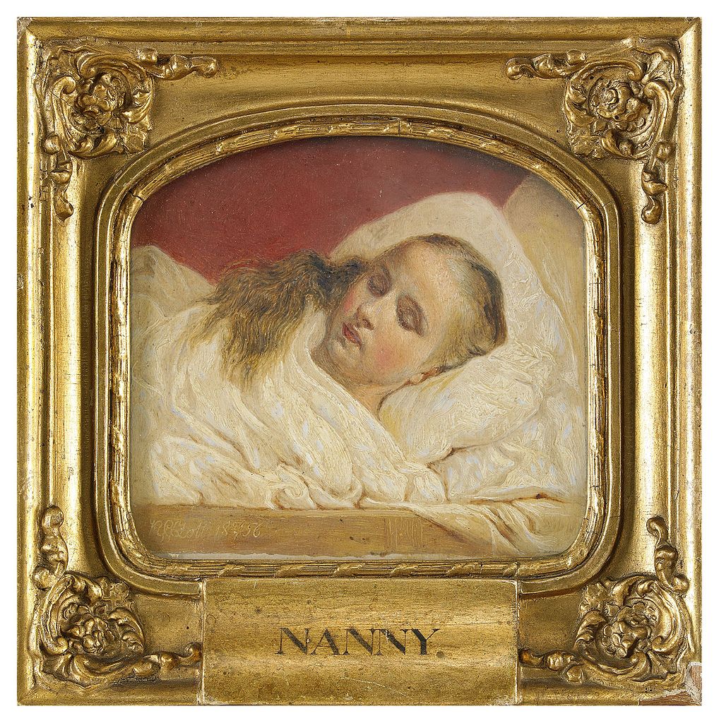 Nanny, vintage artwork by Kilian Christoffer Zoll, A3 (16x12") Poster Print