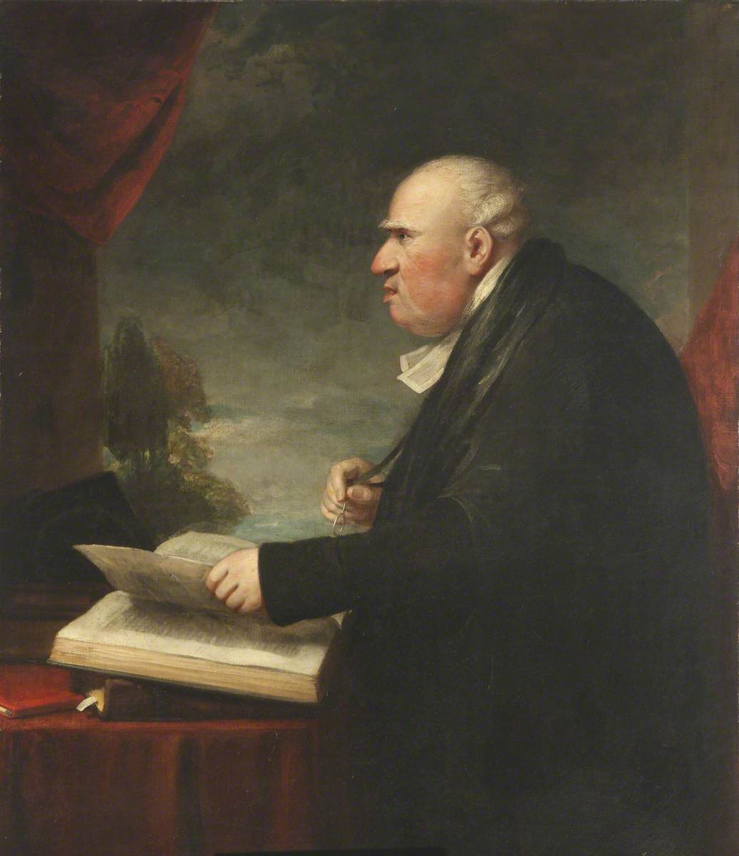 John Smyth (1744–1809), DD, Master, vintage artwork by Henry Howard, 12x8" (A4) Poster