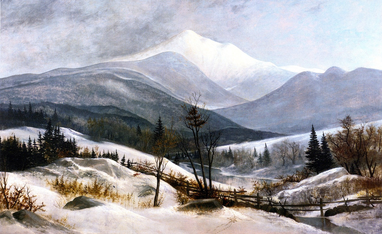 Mount Lafayette by Franklin J. Stanwood,A3(16x12")Poster