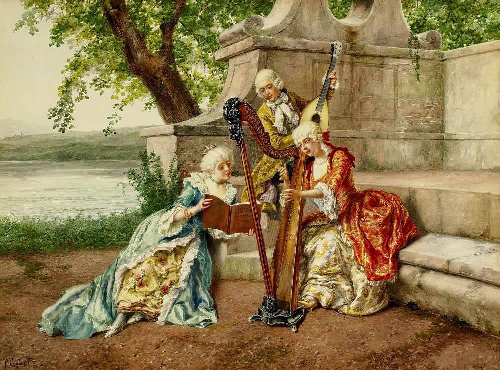 Divine melody by Pietro Gabrini,A3(16x12")Poster