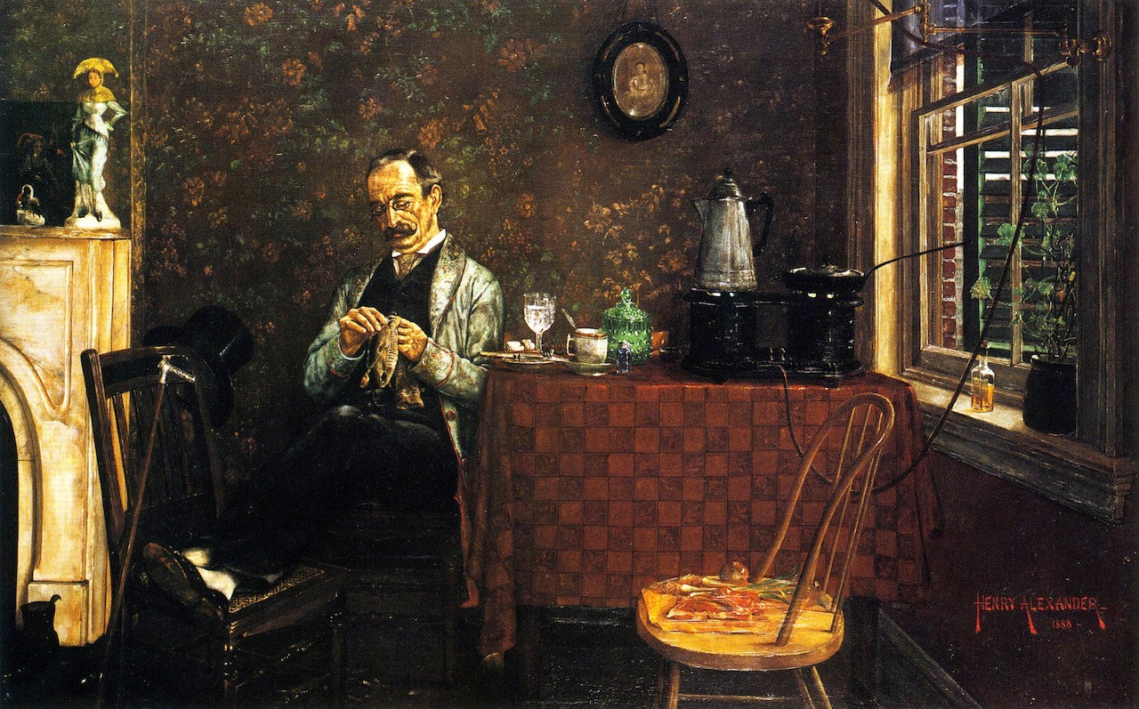 A Bachelor's Life by Henry Alexander,A3(16x12")Poster