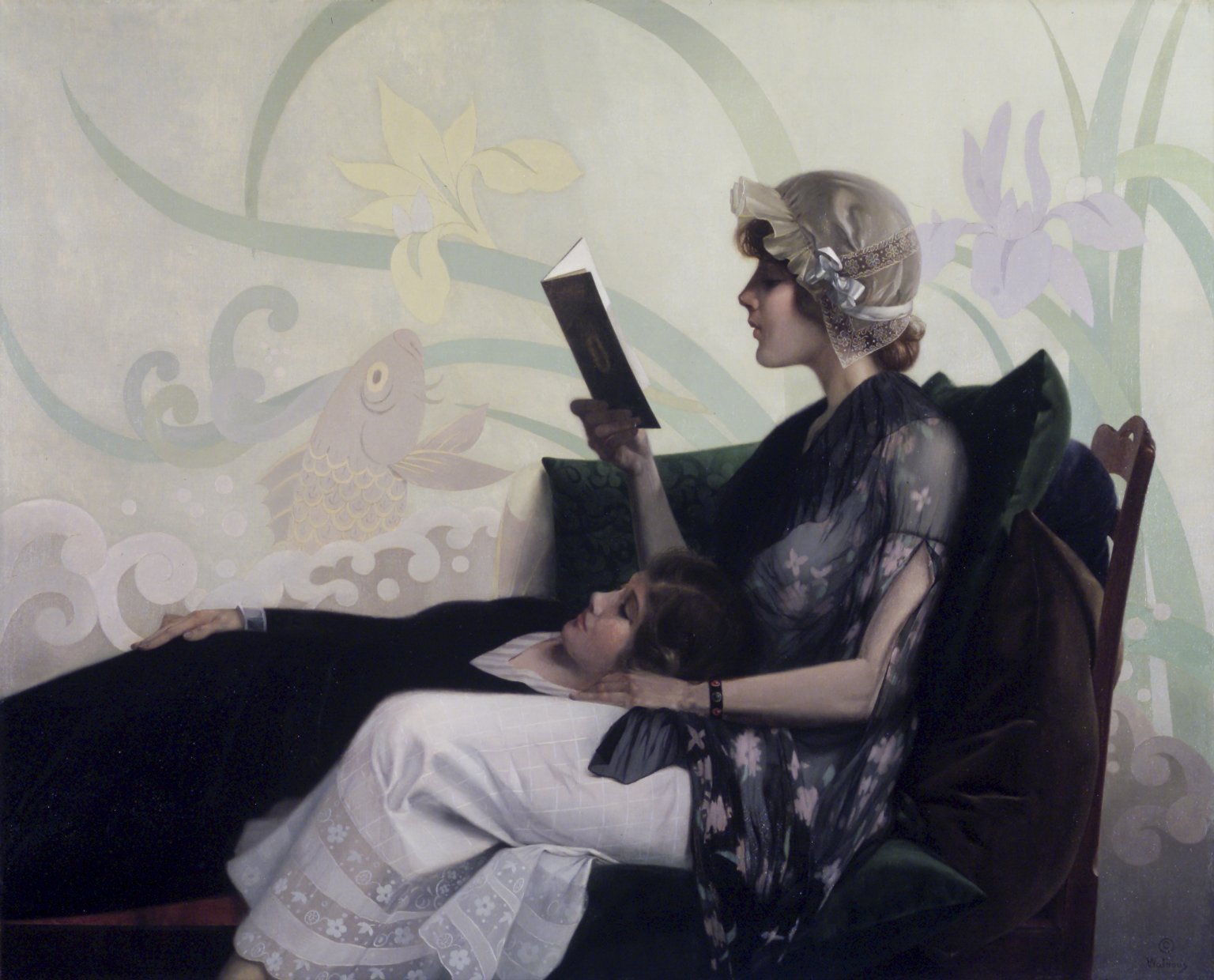 Just a Couple of Girls by Harry Wilson Watrous,A3(16x12")Poster