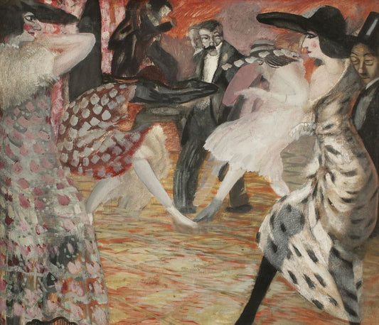 At the Ball, vintage artwork by Boris Grigoriev, 12x8" (A4) Poster