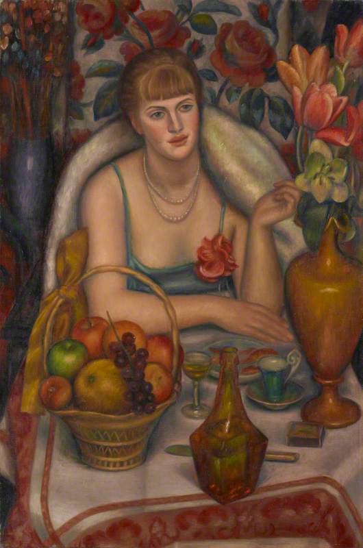 Natalie Bevan, née Ackenhausen, Later Denny by Mark Gertler,16x12(A3) Poster