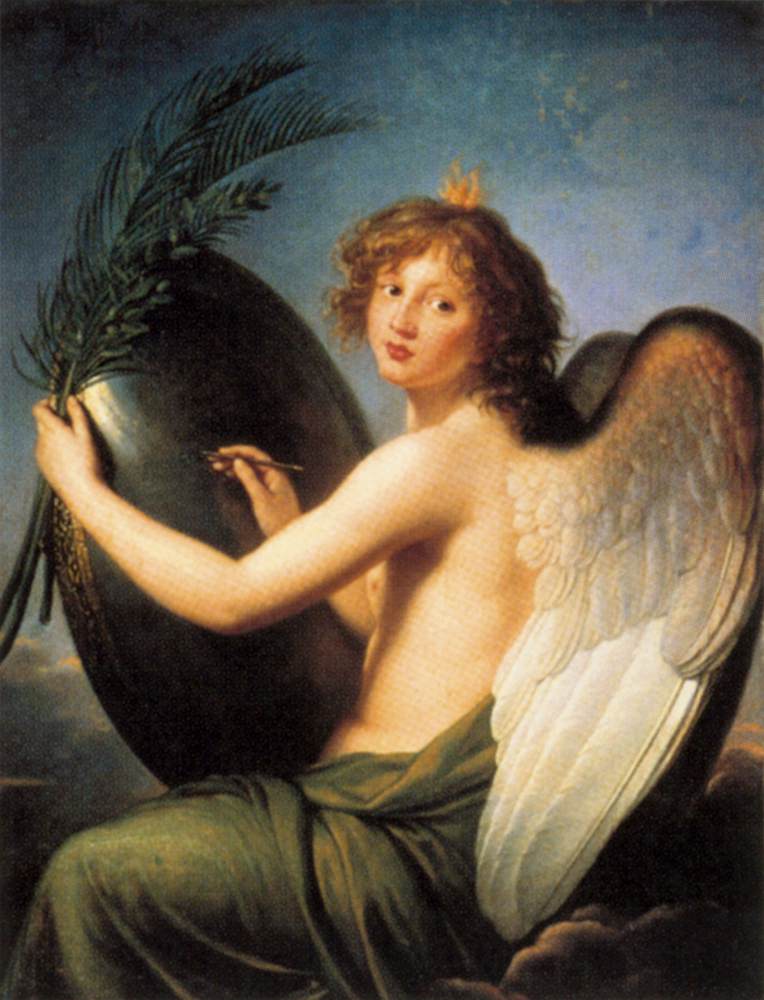 The Genius of Alexander, vintage artwork by Élisabeth Vigee-Lebrun, 12x8" (A4) Poster