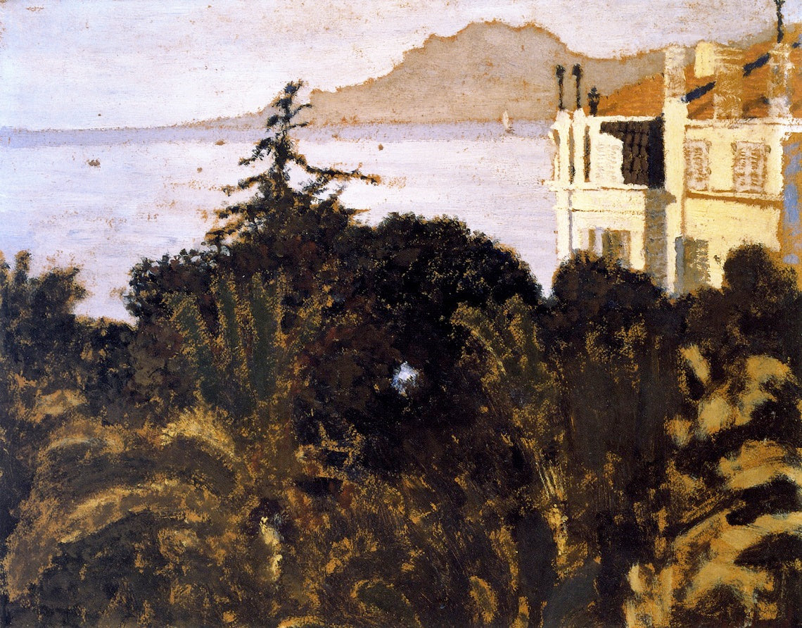 Cannes, Garden on the Mediterranean by edouard Vuillard,A3(16x12")Poster