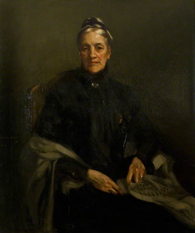 Mrs Younger, vintage artwork by George Henry, R.A., R.S.A., R.S.W., 12x8" (A4) Poster