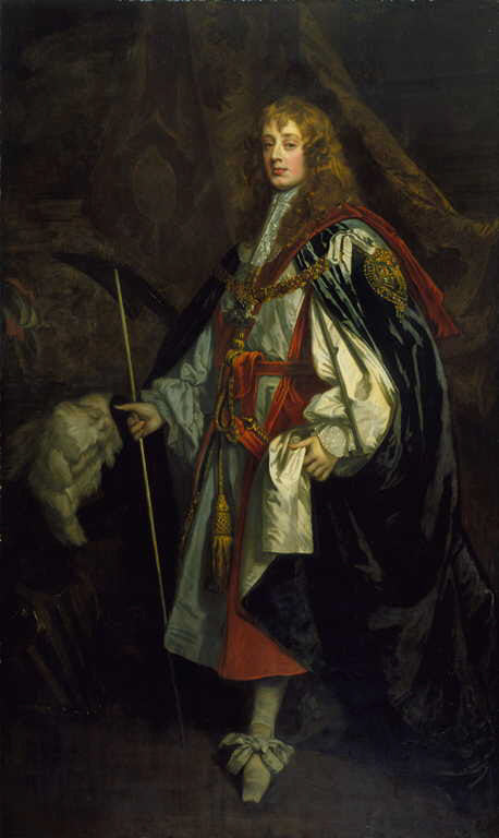 Charles Stuart, 3rd Duke of Richmond and 6th Duke of Lennox, vintage artwork by Peter Lely, 12x8" (A4) Poster