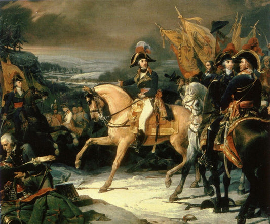 Battle of Hohenlinden, vintage artwork by Henri-Frederic Schopin, A3 (16x12") Poster Print