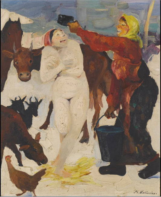 Country Ablutions by Filipp Andreevich Maliavin,A3(16x12")Poster