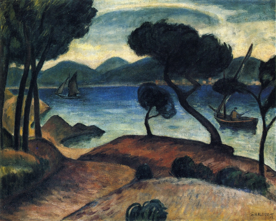 In the Cove by Samuel Halpert,16x12(A3) Poster